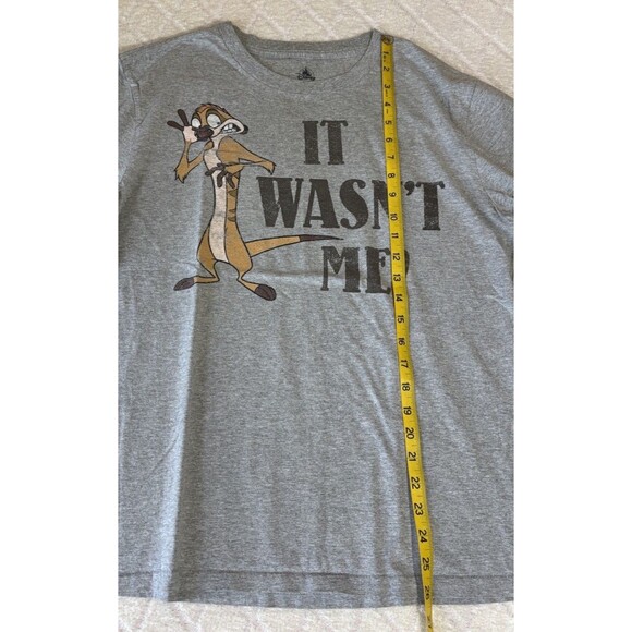 Disney Timon & Puma Lion King 2 Sided It Wasn’t Me/It Was Me Graphic Tee  Size M - Picture 13 of 14